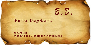 Berle Dagobert névjegykártya